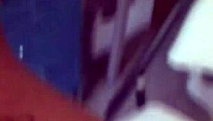 Amateur blonde couple enjoying intimate moments on homemade webcam video