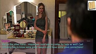 a wife and stepmother in homemade scene