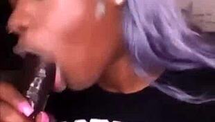 shy stepsister takes my 11inch black cock to climax