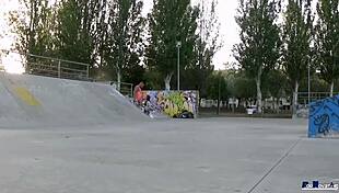 Real public encounter amateur american teen vs victor bloom