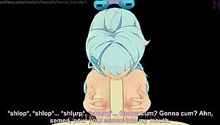 perfect idol craving to fuck her fans in hentai style