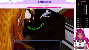 lewdneko plays harem hotel with creampie and assfucking