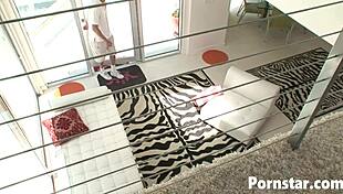 Double Dick Ride with Adrianna Nicole in Shower Cumshot Action