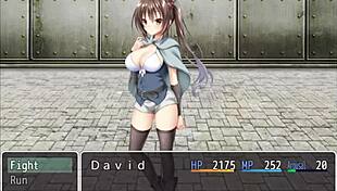 Tower Of Alfimia Part 2: Femdom Handjob With Tits