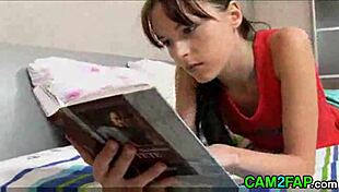 Can you handle this cute teen taking anal and facial?