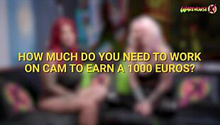 Wow, sabien demonia and kitty azora big tits milfs in lesbian interview at warehouse!