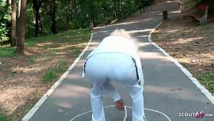 I Can't Believe This Cute German Teen 18+ Agreed to BJ on Playground!