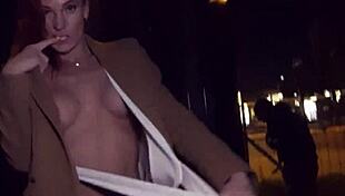 Skinny Hooker Picked Up For Street Sex! German Milf Gets Outdoor Fuck In Public.