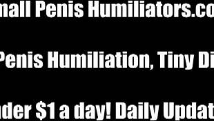 Look At Your Tiny Cock, It's So Pathetic In This Femdom Humiliation!