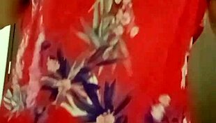 Beautiful girl shows face in public intimate outdoor moment