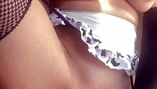 she's fucking herself with favorite dildo 😏