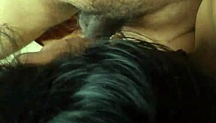 Marathi desi aunty takes monster cock in hardcore pussy creampie with audio on headphones.