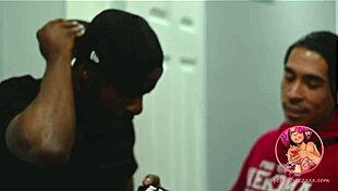 Hairy Cheerleader Gangbanged By Football Team