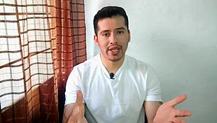 ex-husband visits and they share a story while wife is away