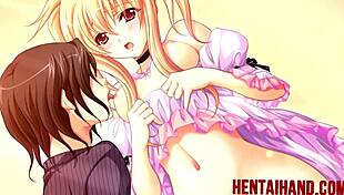 Busty red-head hentai babe engages in an intriguing adventure with you.