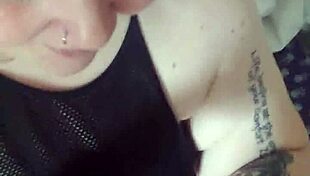 Cum All Over Slutty Girlfriend's Tits