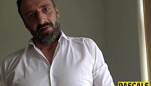 real kinky milf gets ass fucked and swallows