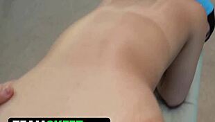 Arab Slut Kneels to Swallow Monster Cock