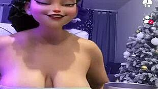 My big natural tits in nice TikTok 3D filter on iPhone