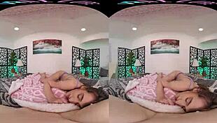 vrallure makes wet dreams with toys and masturbation