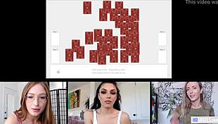 boring lesbians karla kush darcie dolce skylar snow mutual masturbating on webcam conference call 😏