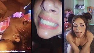 Deepthroat Compilation With Big Tits And Monster Cock Gagging