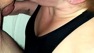 sexy curvy blonde milf sucking cock in homemade video part 2