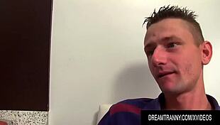 Sweet Tranny Mariana Lins' Asshole Stretched After Double Anal