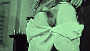 i feel the vintage bdsm ropes binding my hairy pussy in retro bondage