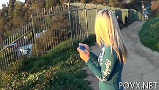 lovely emily austin in suggestive teen scene