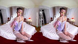 Watch Sasha Rose Finger Fuck Herself To Orgasm In Virtual Reality!