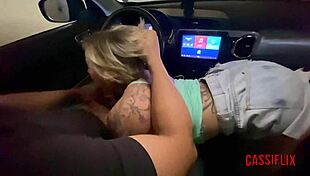 Took Off Panties In Car For Sucking