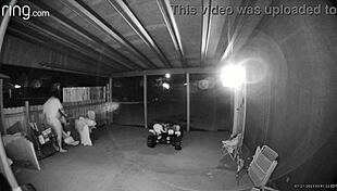 She got caught sucking dick on the back porch, neighbors watching her deepthroat.