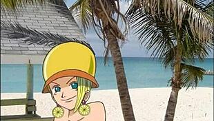 miss valentine from one piece in a steamy anal scene 😈