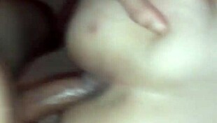 Brunette amateur with big ass gets anal fucked in hotel room by horny guy