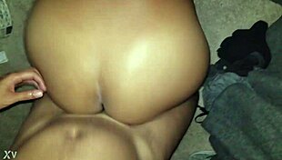 Cumming on My Wife's Latina Ass After Wild Cock Ride