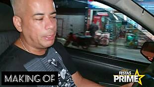 Behind The Scenes: Mirella Mansur's Big Tits And Ass With Monster Cock At Party.