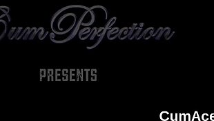 Wow, She Swallows All That Cum on Her Face!