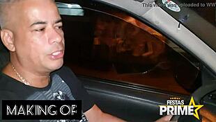 Behind The Scenes: Mirella Mansur's Big Tits And Ass With Monster Cock At Party.