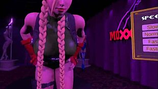 Crazy Cammy White Rides Huge Cock In VR Game Cosplay!