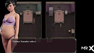 In this hentai, the pregnant chick gets cum all over her face, episode 36