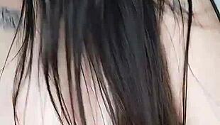 girl masturbating wet pussy on video call to boyfriend