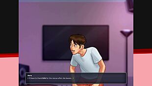 Blonde gets huge facial at party!