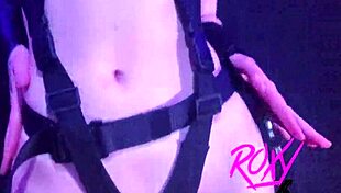 Cosplay egirl with big ass fucking in sextape