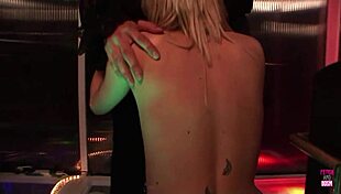 naughty girls in stockings ride big cocks in group fun