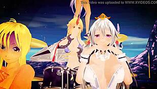 Erotic Dancing in MMD Engel