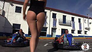 Oh no, DinIO lost the bet, so his girlfriend is now a prostitute in this hardcore scene