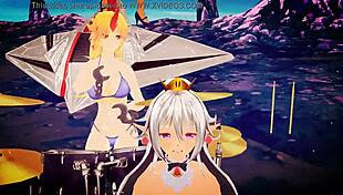 Erotic Dancing in MMD Engel