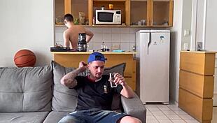 My friend Erick turns me into a cuckold in gay gangbang