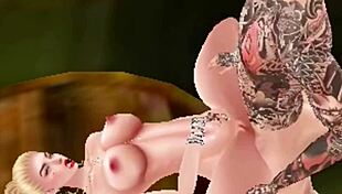 सुरा दे बुकेता काउगर्ल राइडिंग और ब्लोजॉब के साथ 3डी हार्डकोर में